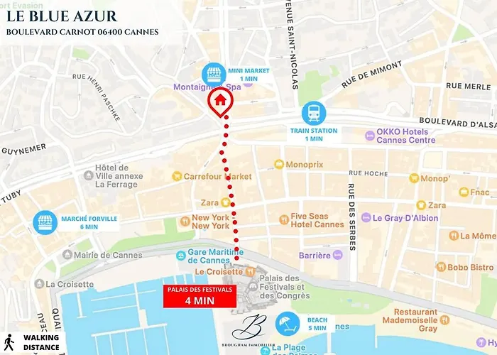Le Blueazur - Proche Palais Centre *