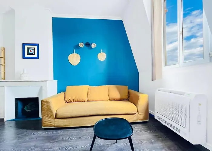 Le Blueazur - Proche Palais Centre Lägenhet