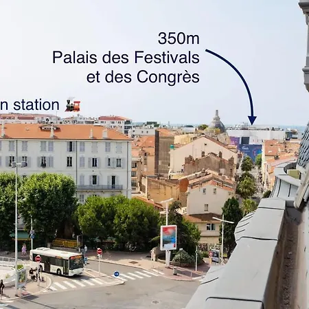 Appartement Le Blueazur - Proche Palais Centre Cannes